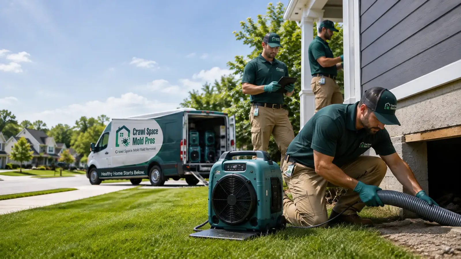 Crawl Space Mold Removal in Mentor, MN